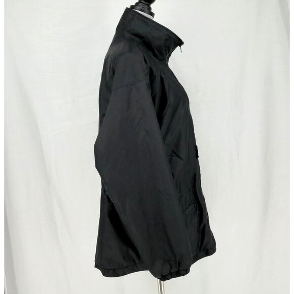 Columbia Jacket Womens Large Black Nylon Softshell Fleece Lined Full Zip Pockets - Picture 12 of 16
